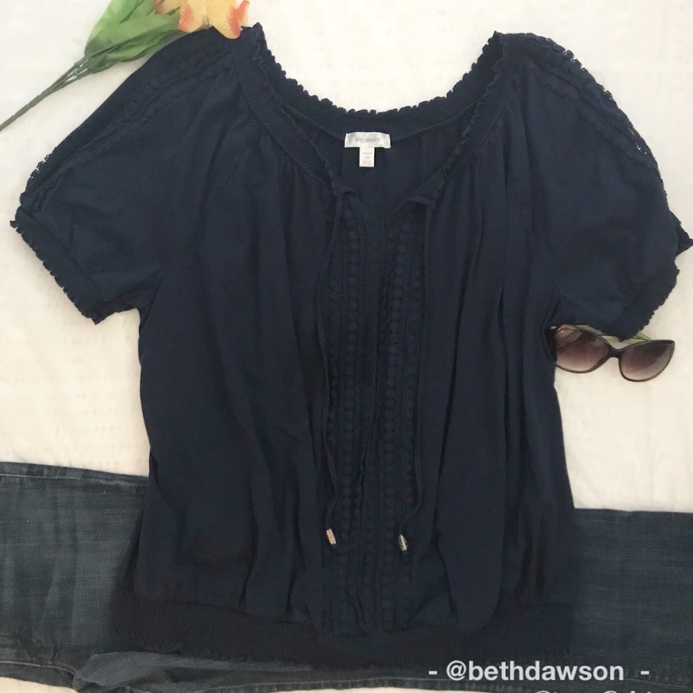 🆕Dress Barn Navy Blue Top Size 3X